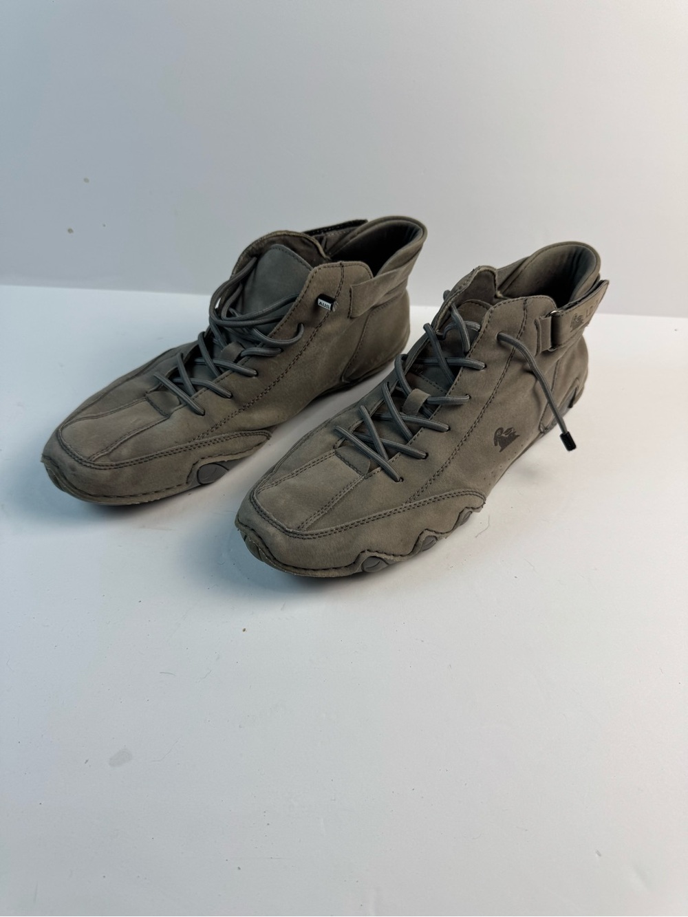 Ldeck Men's Taupe High-Top Casual Sneakers